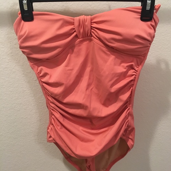 J. Crew Coral Swimsuit - Picture 5 of 5
